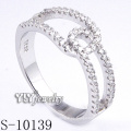 Graceful plata esterlina 925 Zirconia mujeres anillo (S-10139)